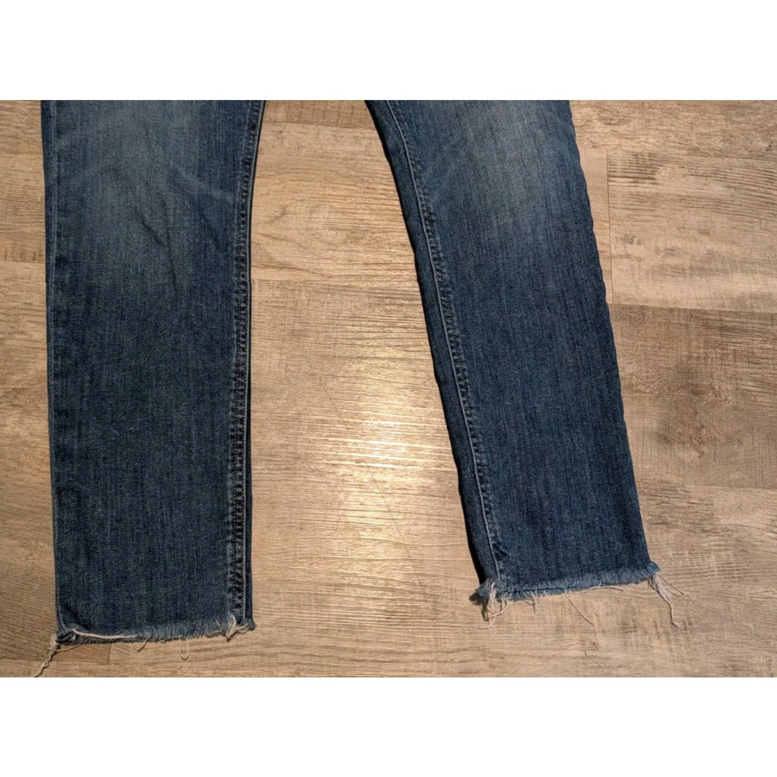 Rag & Bone Rag & Bone Jeans Womens Nina High Rise Ankle Skinny Raw Hem Stretch 29 Blue Denim 5-Pocket Slim Button Zip Womens Jeans Size 29" - 2 Thumbnail