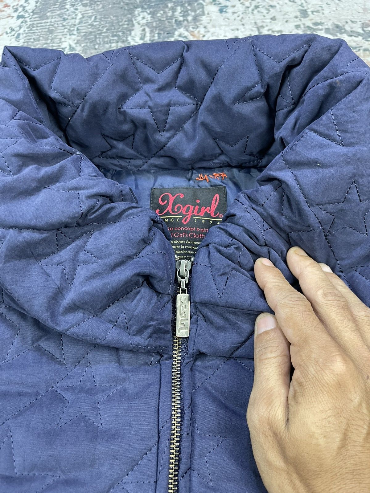 X-Girl X-Girl Star Quilted Bono Jacket Size XS / US 0-2 / IT 36-38 - 11 Thumbnail
