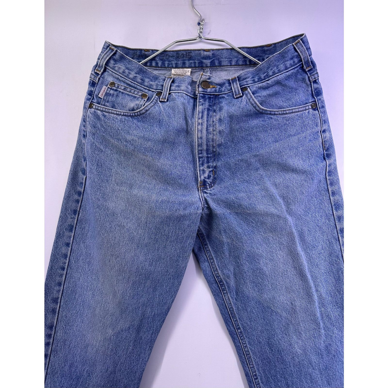 Carhartt Vintage Carhartt Blue Jeans Relaxed Fit Size 34 Size US 34 / EU 50 - 3 Thumbnail