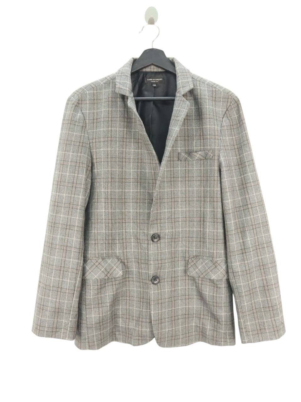 Comme des Garcons Comme Des Garcons Homme Plus Plaid Coat Jacket Size S / US 4 / IT 40 - 3 Thumbnail