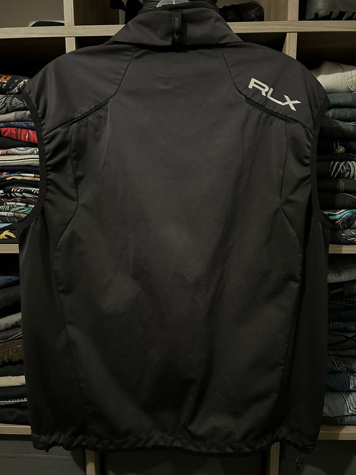 Polo Ralph Lauren × RLX Ralph Lauren Polo Ralph Lauren RLX Black Logo Vest Jacket Size US L / EU 52-54 / 3 - 5 Thumbnail