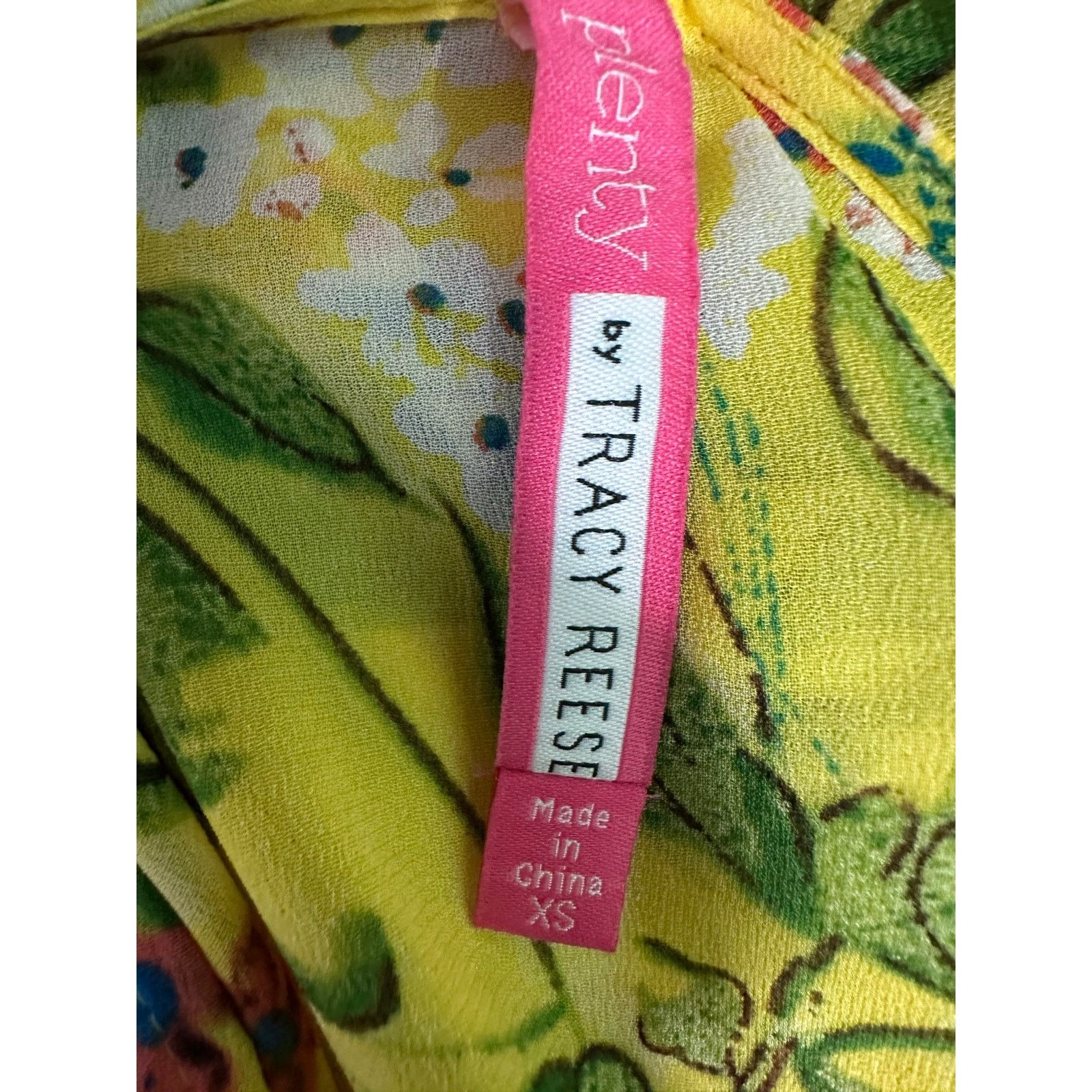 Anthropologie Tracy Reese vibrant yellow floral maxi dress size XS Size XS / US 0-2 / IT 36-38 - 3 Thumbnail