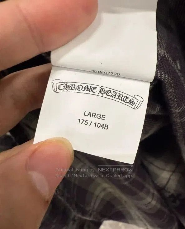 Chrome Hearts chrome hearts black gray cross patch shirt. Size US L / EU 52-54 / 3 - 7 Thumbnail