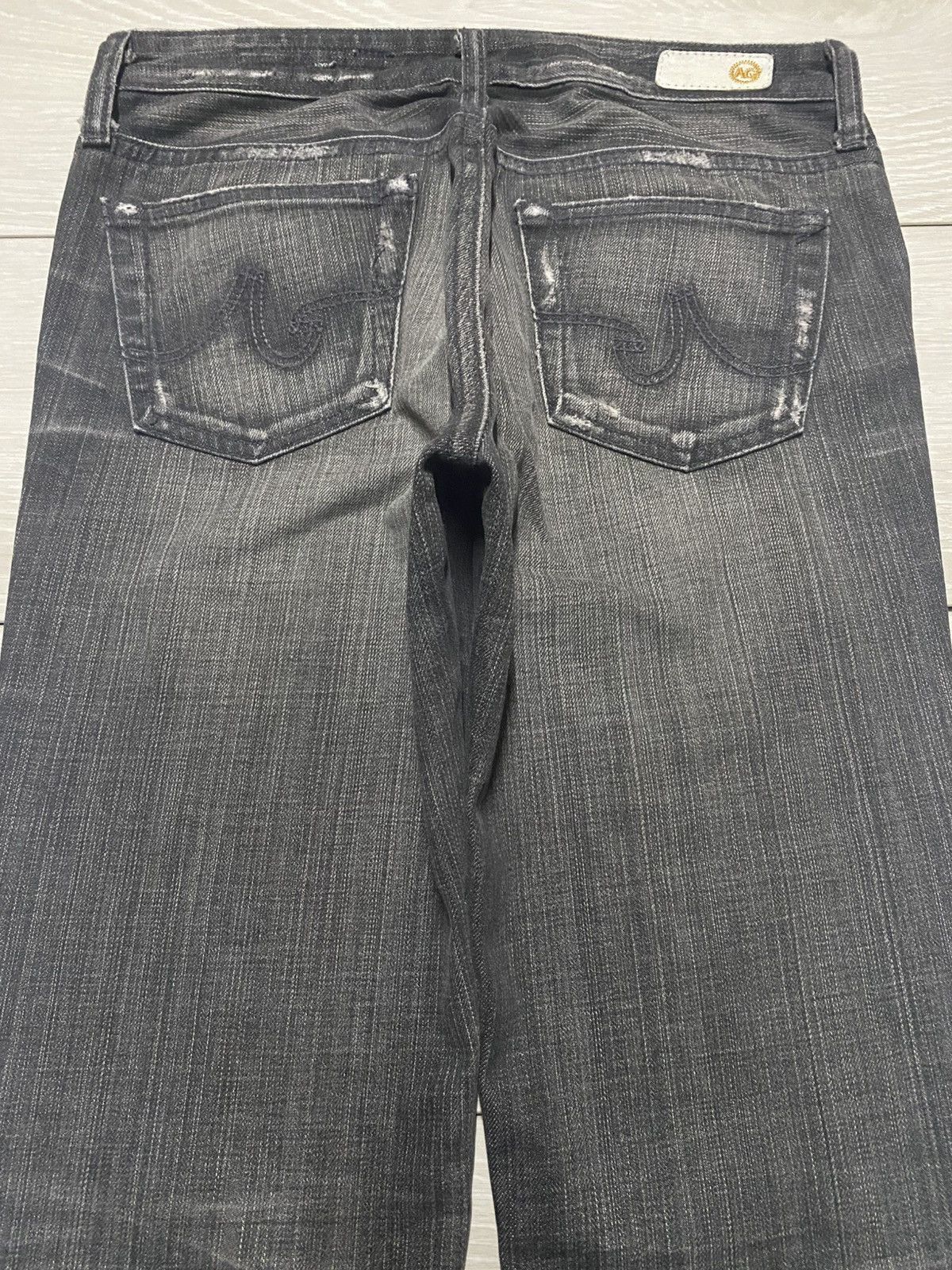 AG Adriano Goldschmied Vintage Adriano Ag Skinny Straight Jeans Size US 30 / EU 46 - 5 Thumbnail