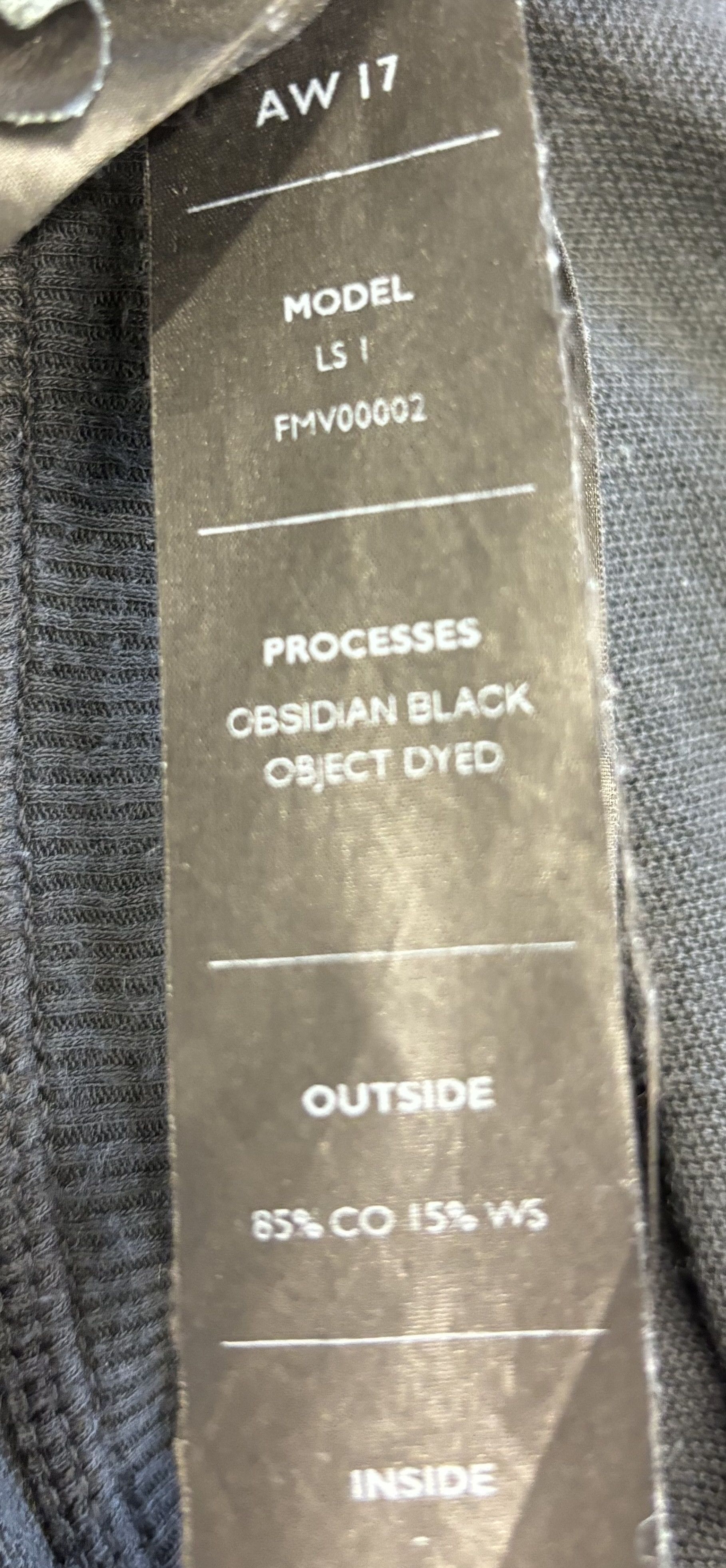 Boris Bidjan Saberi Longsleeve LSI FMV00002 Size US XXL / EU 58 / 5 - 7 Thumbnail