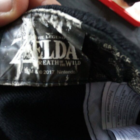 Nintendo Legend Of Zelda Breath Of The Wild Snap Back Hat Cap Size ONE SIZE - 7 Thumbnail