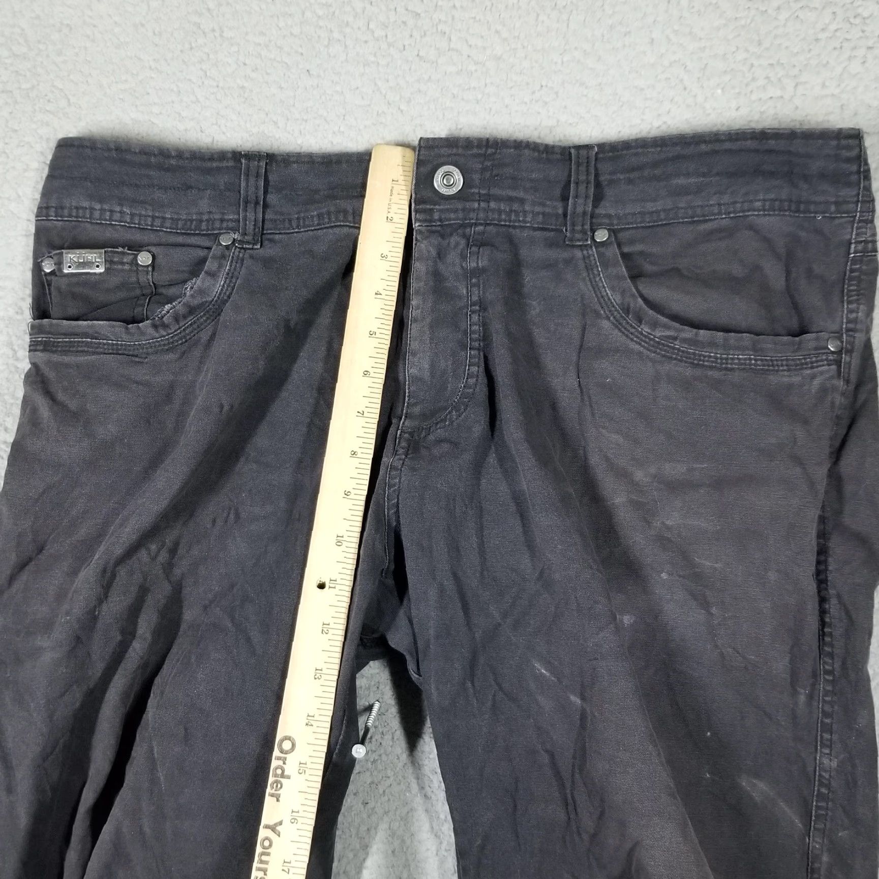 Vintage VINTAGE KÜHL Kanvus Jeans Men 40x32 Canvas Pants Gray Outdoor Workwear Casual Slim Fit Size US 40 / EU 56 - 5 Thumbnail