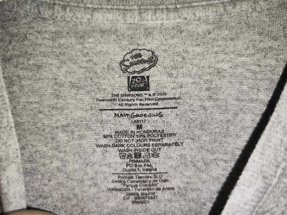The Simpsons × Vintage The Simpsons men’s graphic grey T-shirt size M Size US M / EU 48-50 / 2 - 3 Thumbnail
