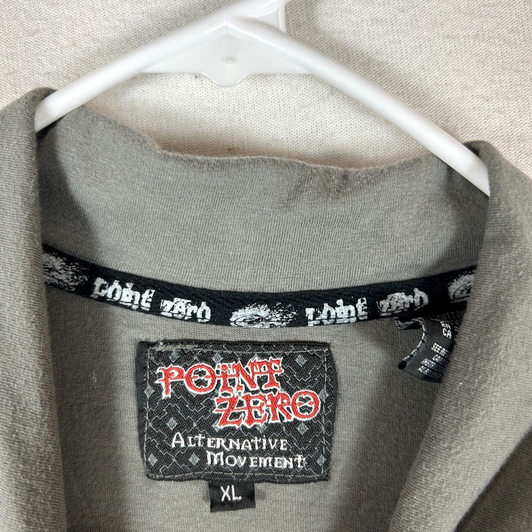 Point Zero Point Zero Polo Shirt Men's XL Gray Fleur De Lis Graphic Shirt Size US XL / EU 56 / 4 - 3 Thumbnail