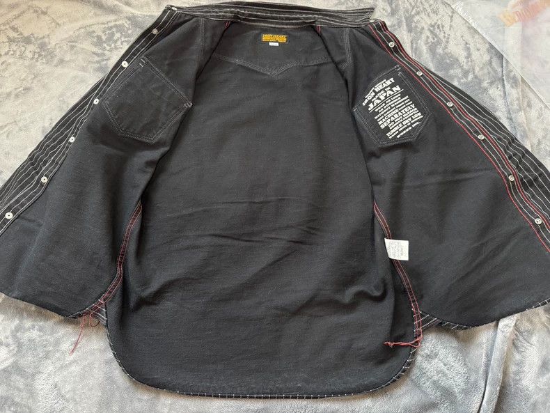 Iron Heart Iron Heart Heavy 12oz black discharge Wabash retro western Size US M / EU 48-50 / 2 - 4 Thumbnail