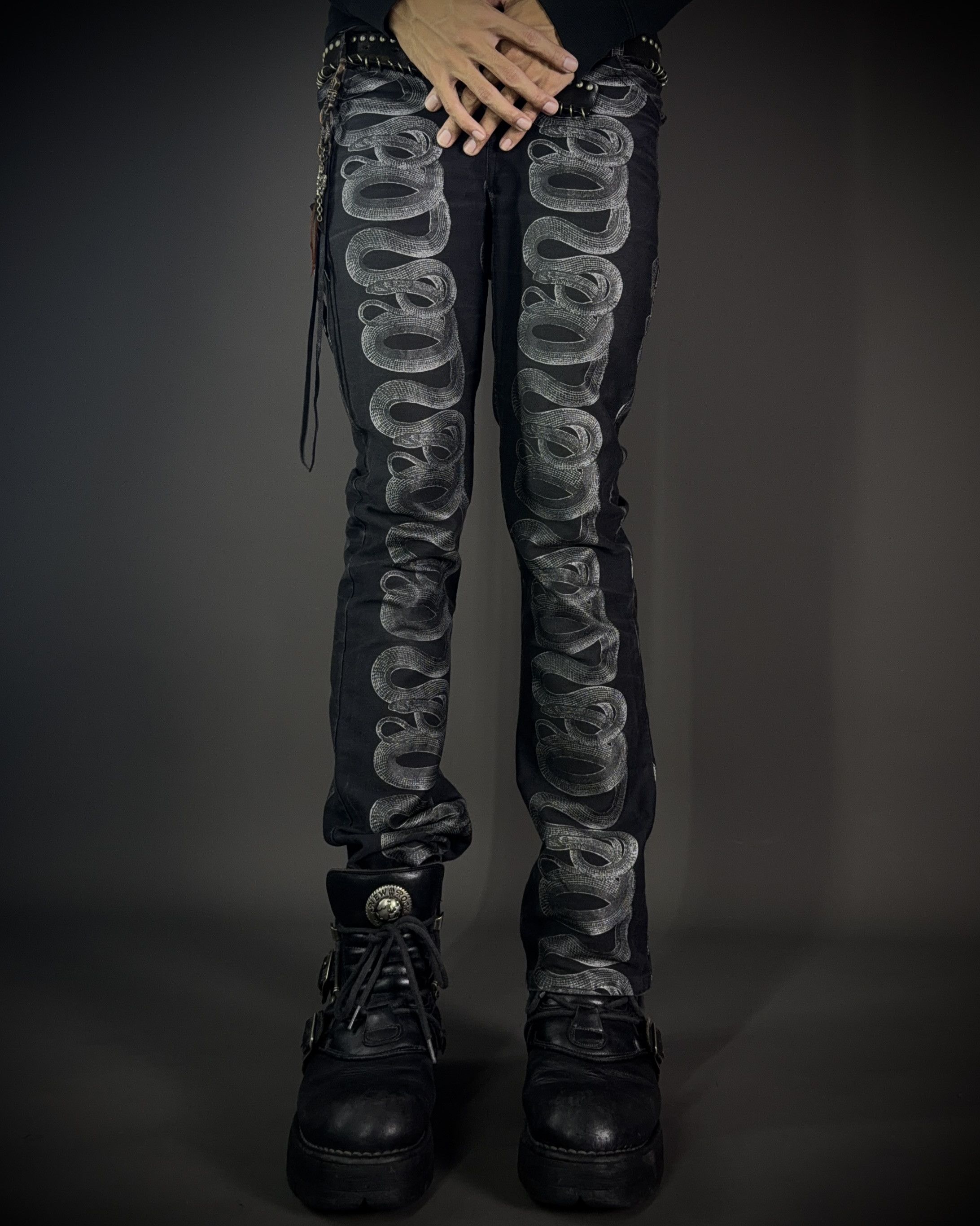 Hysteric Glamour Hysteric Glamour Snake Pants Size US 27 - 2 Thumbnail
