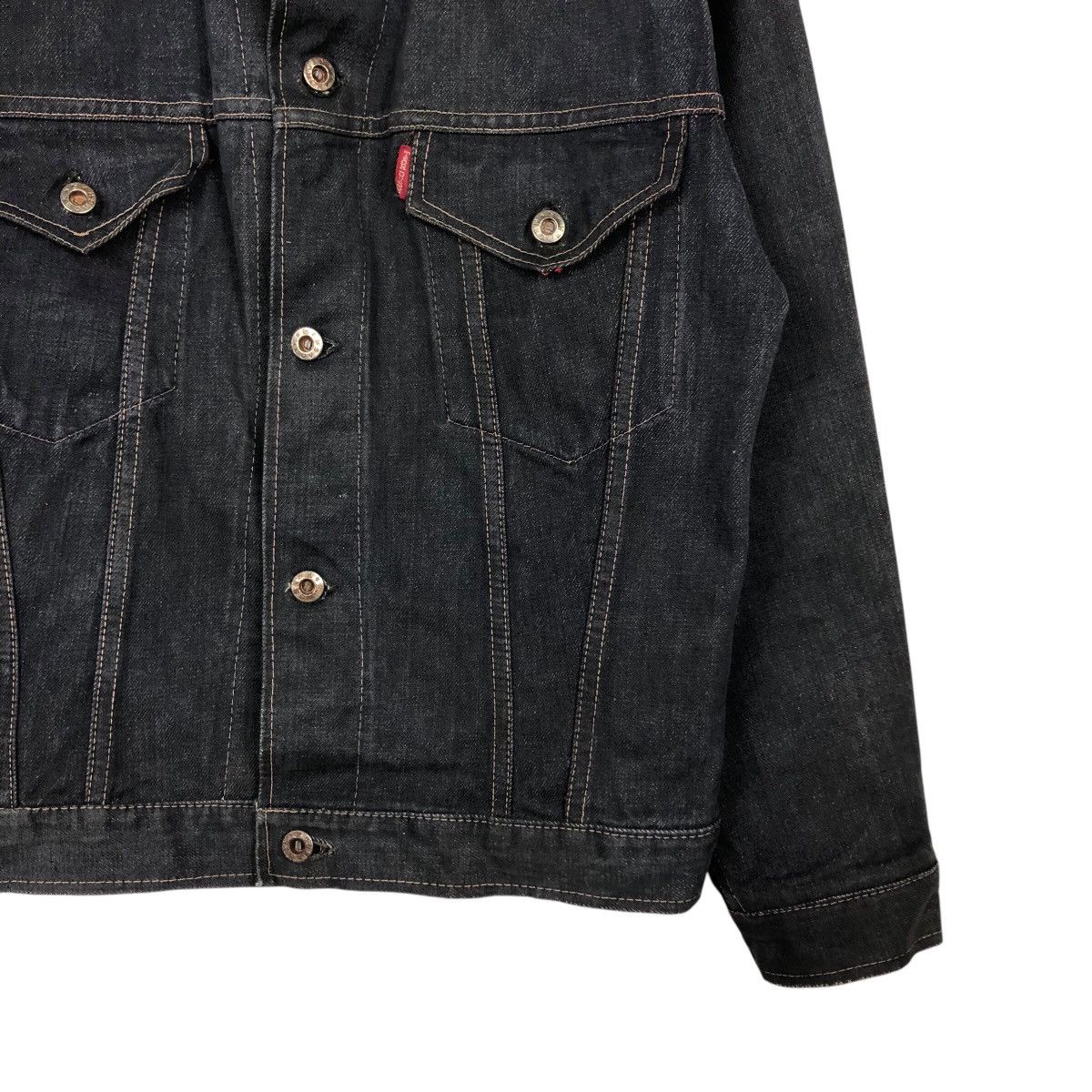 Japanese Brand 📌Vintage Biker Denim Jacket Trucker Tar Dush Issey Miyake Size US M / EU 48-50 / 2 - 6 Thumbnail