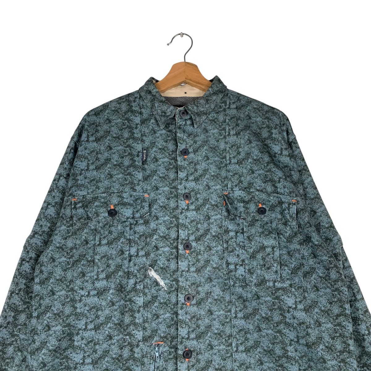 Japanese Brand MICHIKO LONDON Oversized Flannel Shirt Jacket #1375-C62 Size US M / EU 48-50 / 2 - 2 Thumbnail
