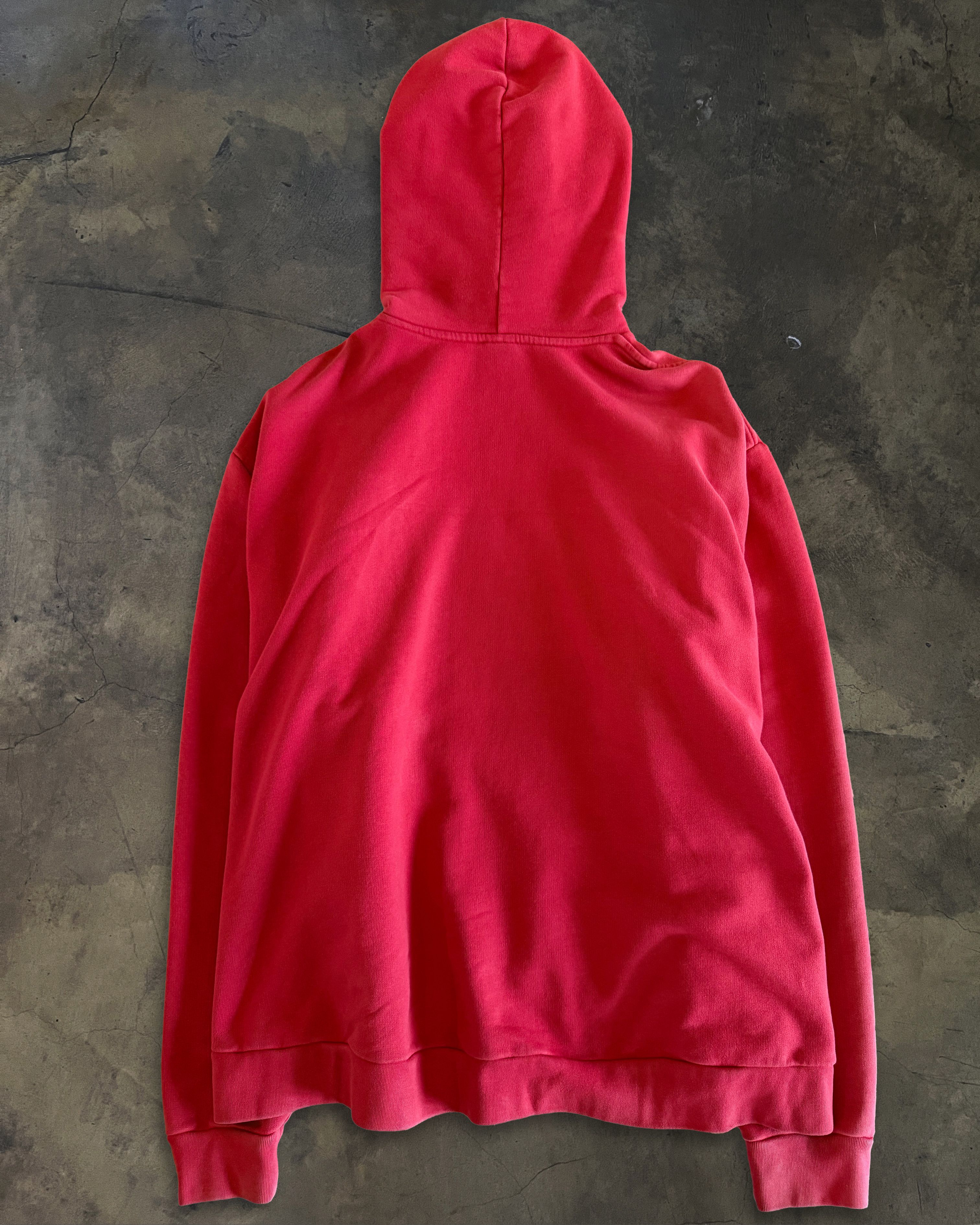 Vetements VETEMENTS AW2016 KOREA EXCLUSIVE HEAVY METAL RED HOODIE Size US XS / EU 42 / 0 - 3 Thumbnail