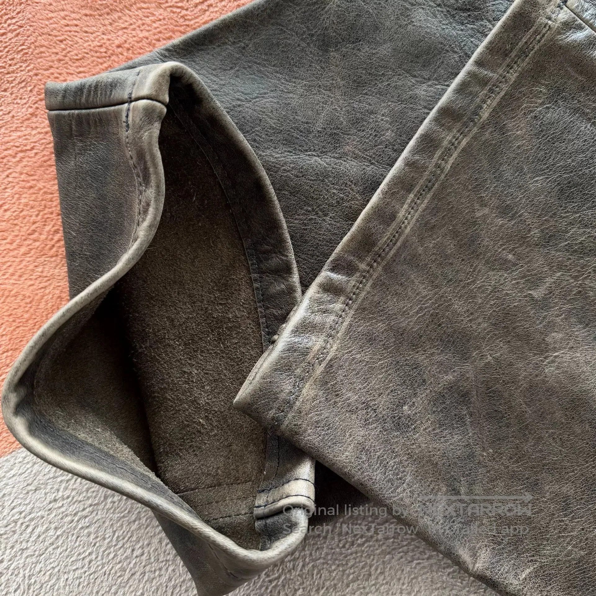 RRL Ralph Lauren RRL Double RL Leather Pants. Size US 34 / EU 50 - 7 Thumbnail