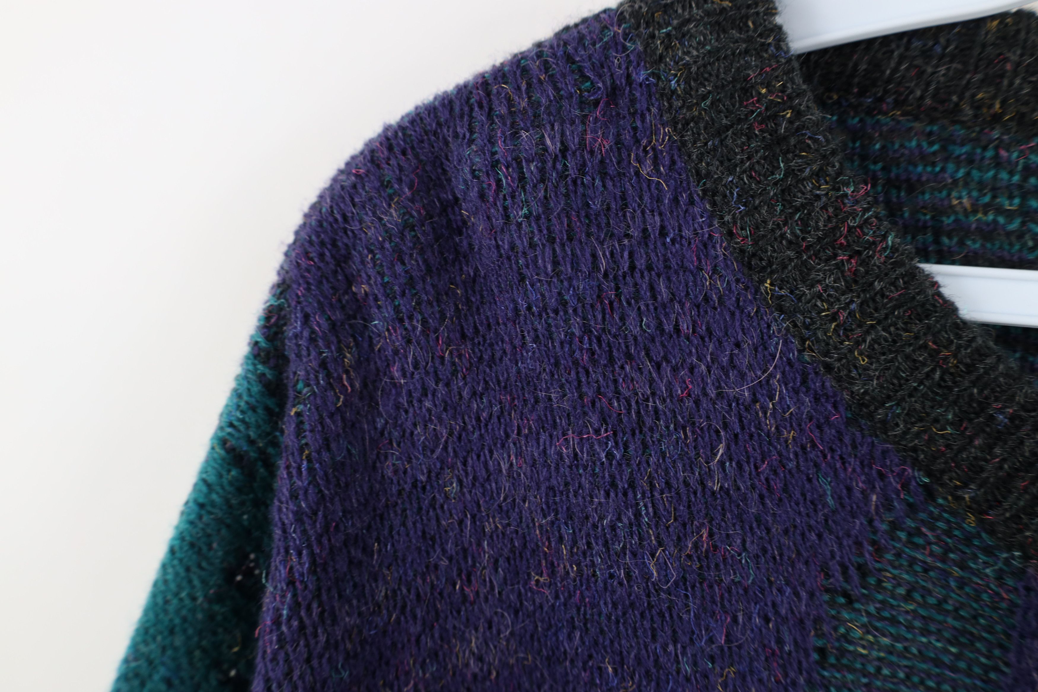 Vintage Vintage 90s Coogi Style Geometric Wool Blend Knit Sweater Size US XL / EU 56 / 4 - 6 Thumbnail