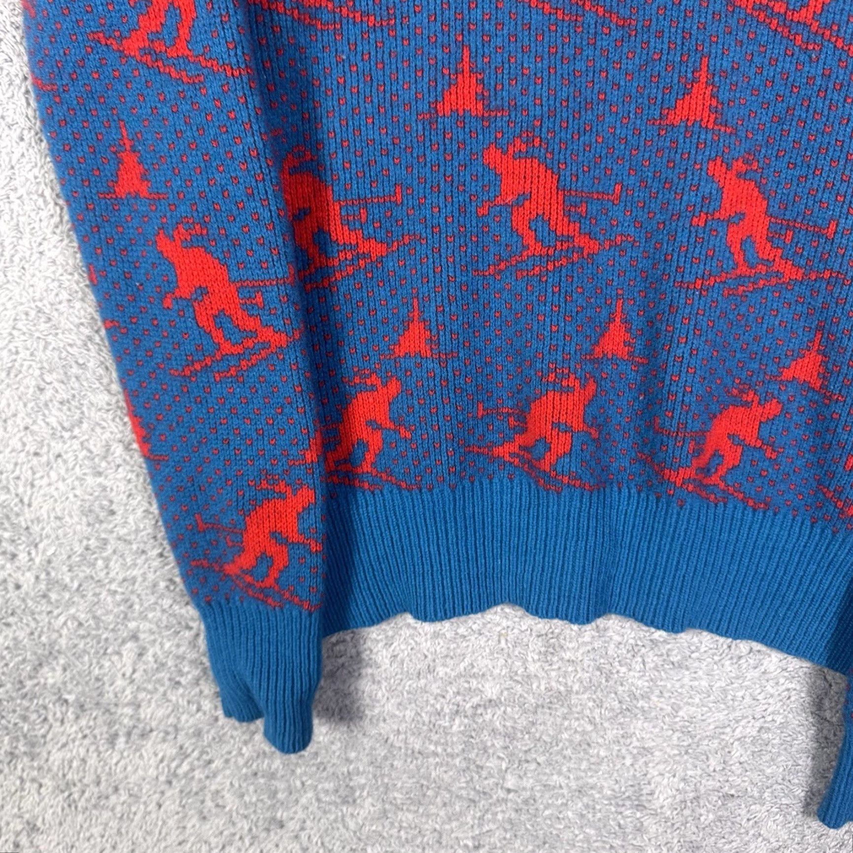 J.Crew J.CREW Sweater Men’s S 100% Wool Black Label Knit Ski All Over Print Pullover Knit Wool Crew Neck Long Sleeve Casual Winter City Preppy Hipster Mens Size US S / EU 44-46 / 1 - 3 Thumbnail