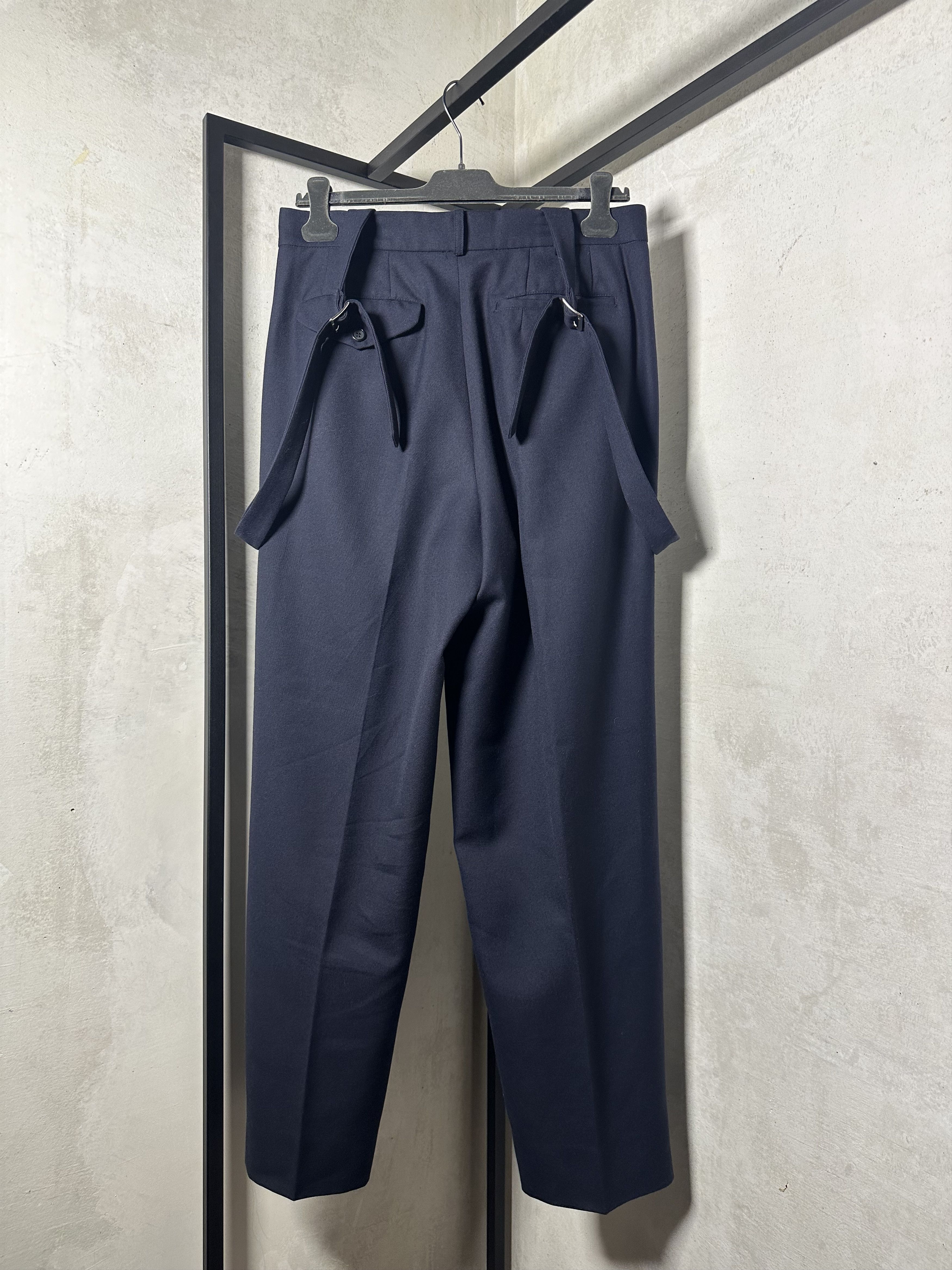 Comme des Garcons Comme Des Garcons Shoulder Strap Wool Trousers In Blue Size 28" / US 6 / IT 42 - 7 Thumbnail