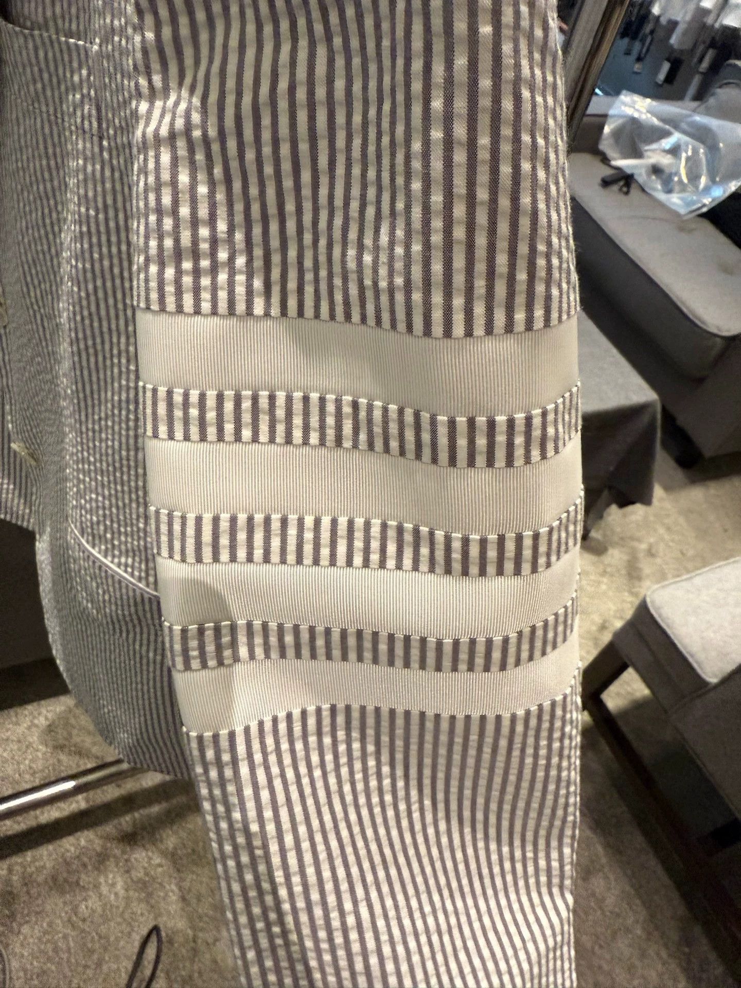 Thom Browne Thom Browne Seersucker Four-Bar Blazer Rare New Size S / US 4 / IT 40 - 4 Thumbnail