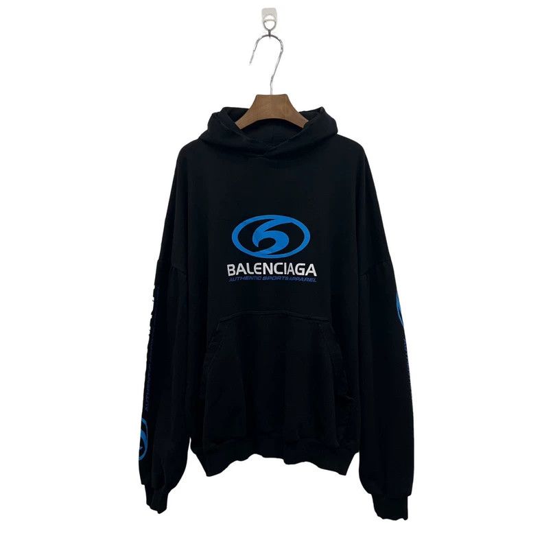 Balenciaga Balenciaga Printed logo hoodie on front Size US S / EU 44-46 / 1 - 1 Thumbnail