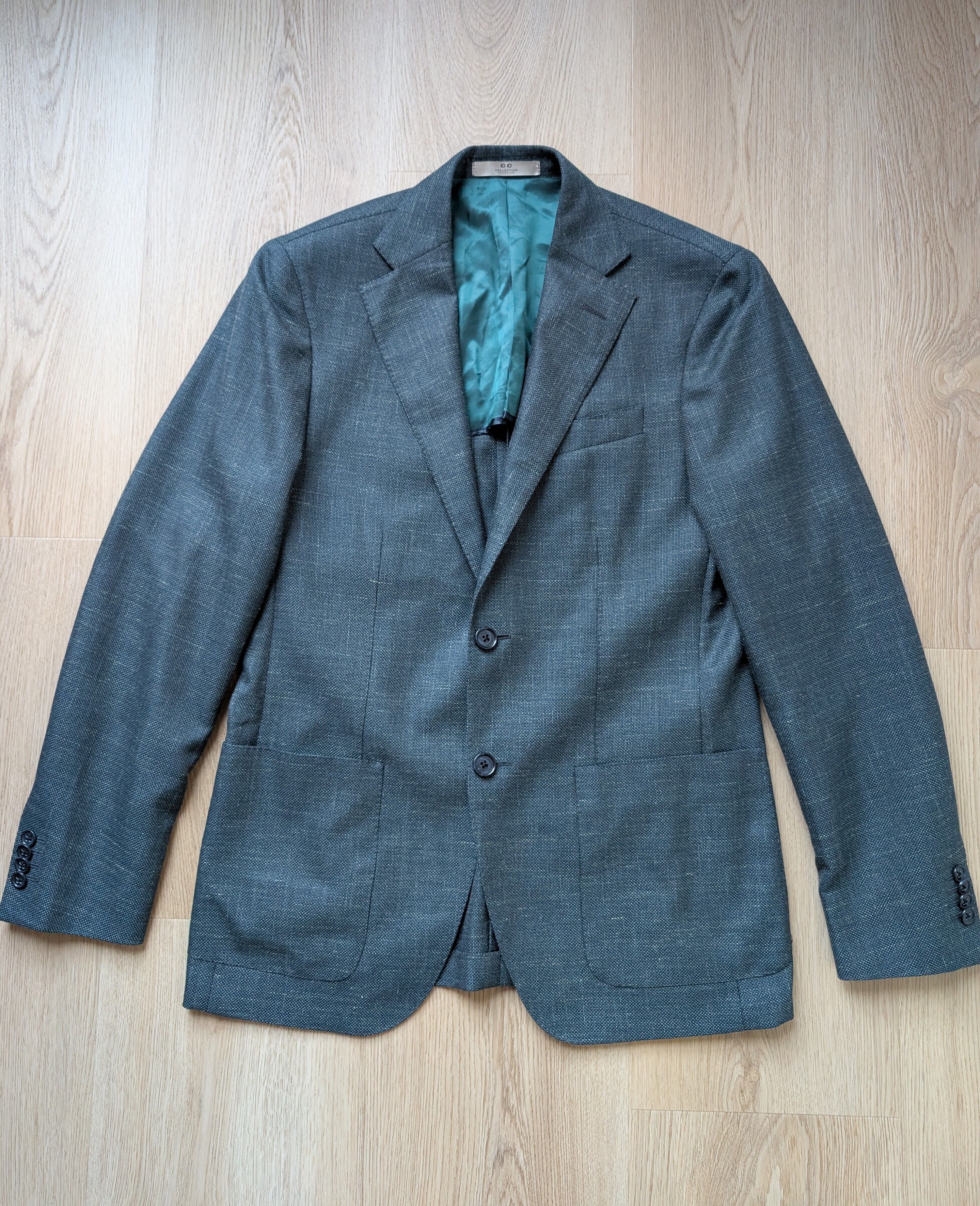 Corneliani Corneliani CC Collection Wool Rafined Half-Lined Blazer Size 48R - 1 Thumbnail