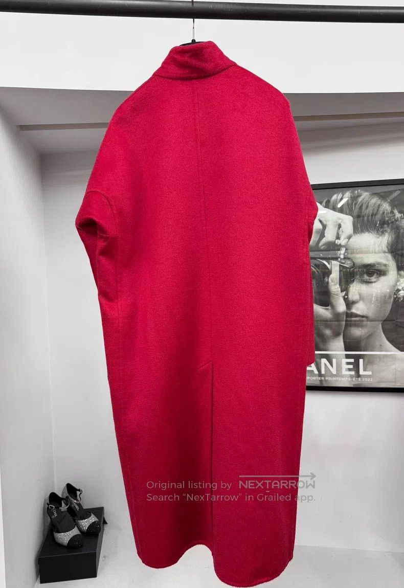 Hermes Hermes Red Cashmere Coat Size XXS / US 00 / IT 34 - 3 Thumbnail