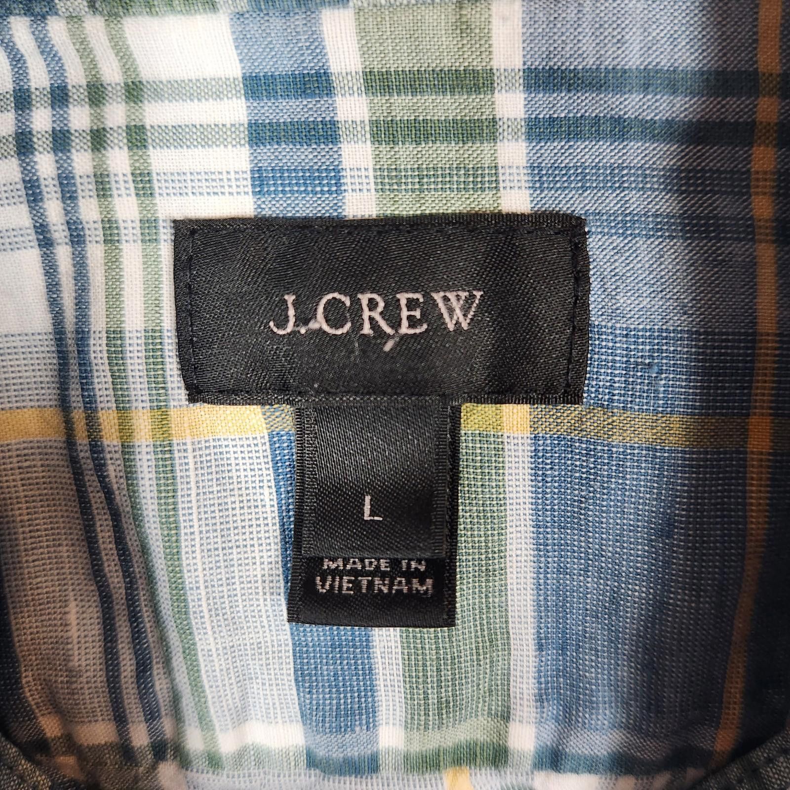 J.Crew J Crew Plaid Slim Fit Shirt Multicolor Size Large Size US L / EU 52-54 / 3 - 6 Thumbnail