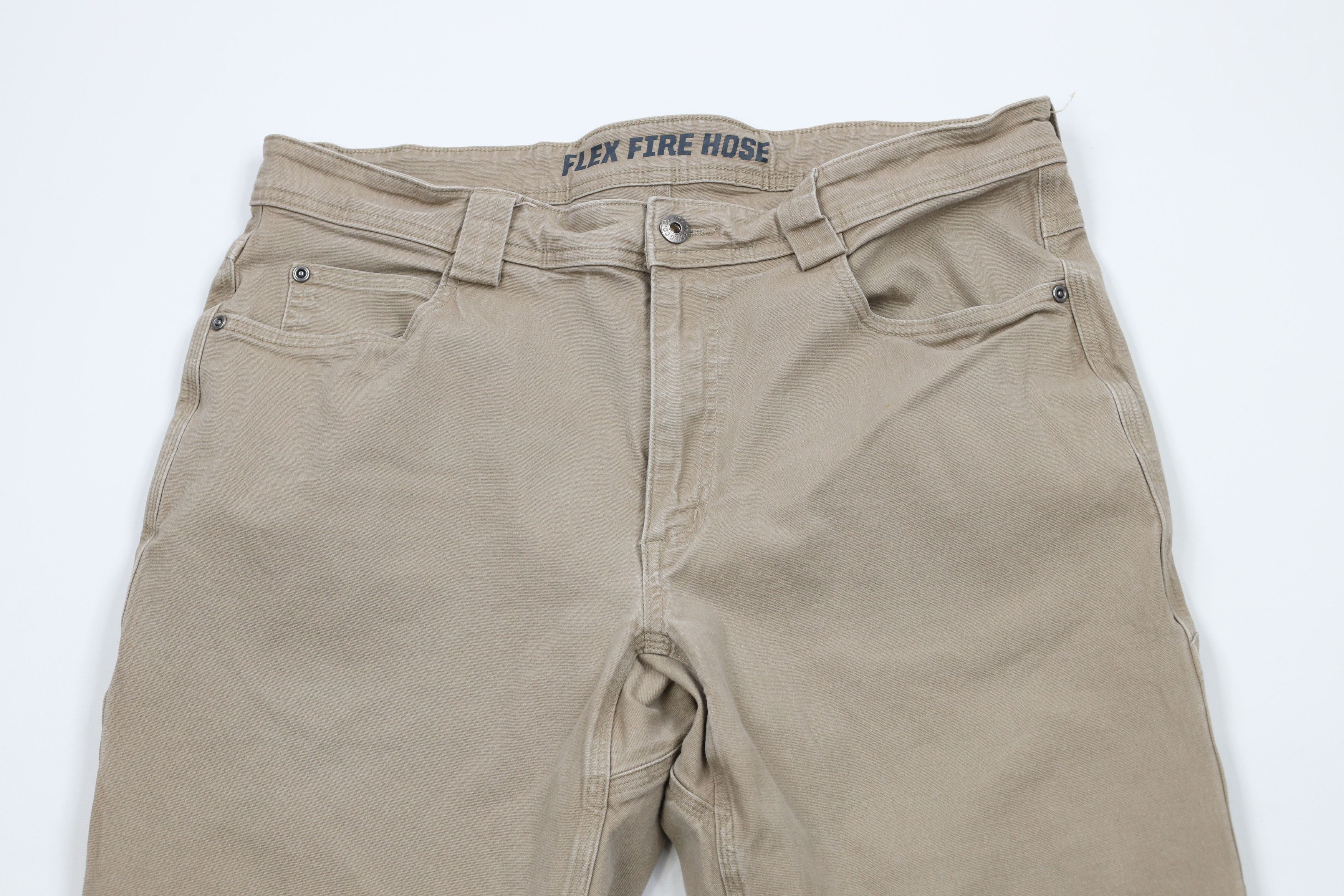 Duluth Trading Company × Vintage Duluth Trading Co Fit Distressed Flex Fire Hose Canvas Pants Size US 36 / EU 52 - 2 Thumbnail