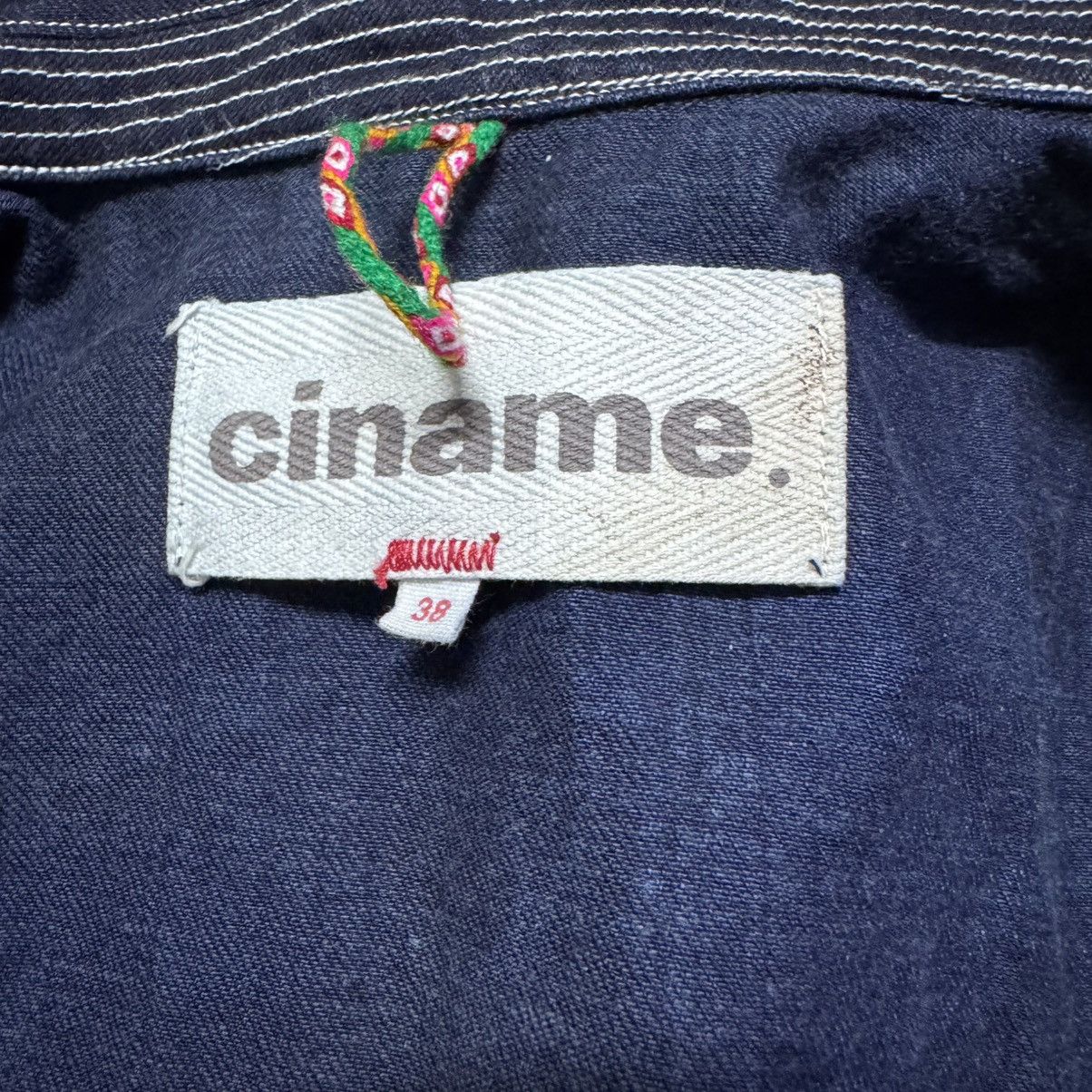 Japanese Brand Ciname Heavyweight Denim Selvedge Chore Jacket Size US M / EU 48-50 / 2 - 16 Thumbnail