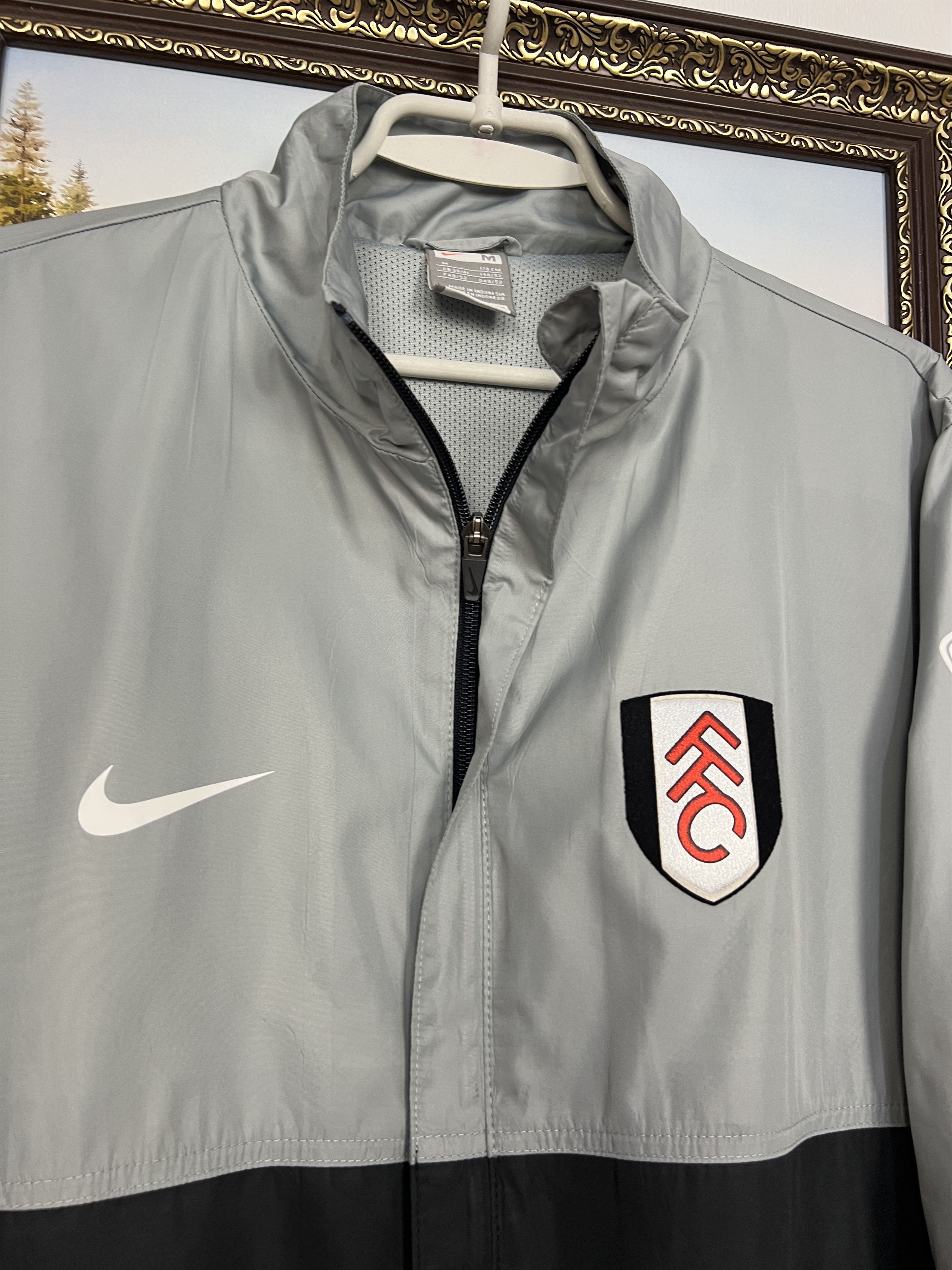 Nike Vintage Fulham Football Jacket Soccer Track Top Windbreaker Size US M / EU 48-50 / 2 - 3 Thumbnail