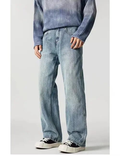 Japanese Brand Kiuchi x Honji Vintage street washed and worn loose jeans Size US 30 / EU 46 - 4 Thumbnail