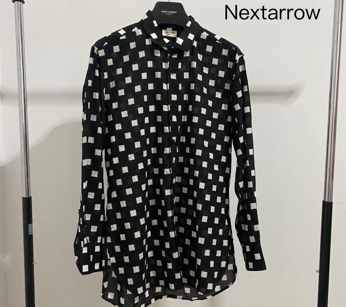 Saint Laurent Paris × Yves Saint Laurent Saint Laurent slp13SS Square Shirt2412-Nextarrow Size US S / EU 44-46 / 1 - 1 Thumbnail