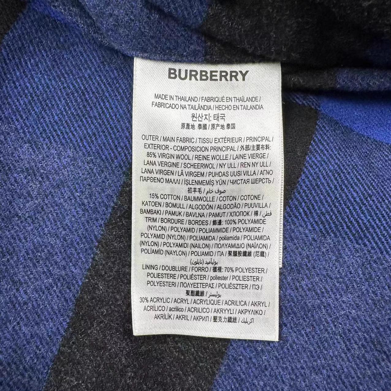 Burberry Burberry Check Wool-Cotton Jacket M Like New Size US M / EU 48-50 / 2 - 4 Thumbnail