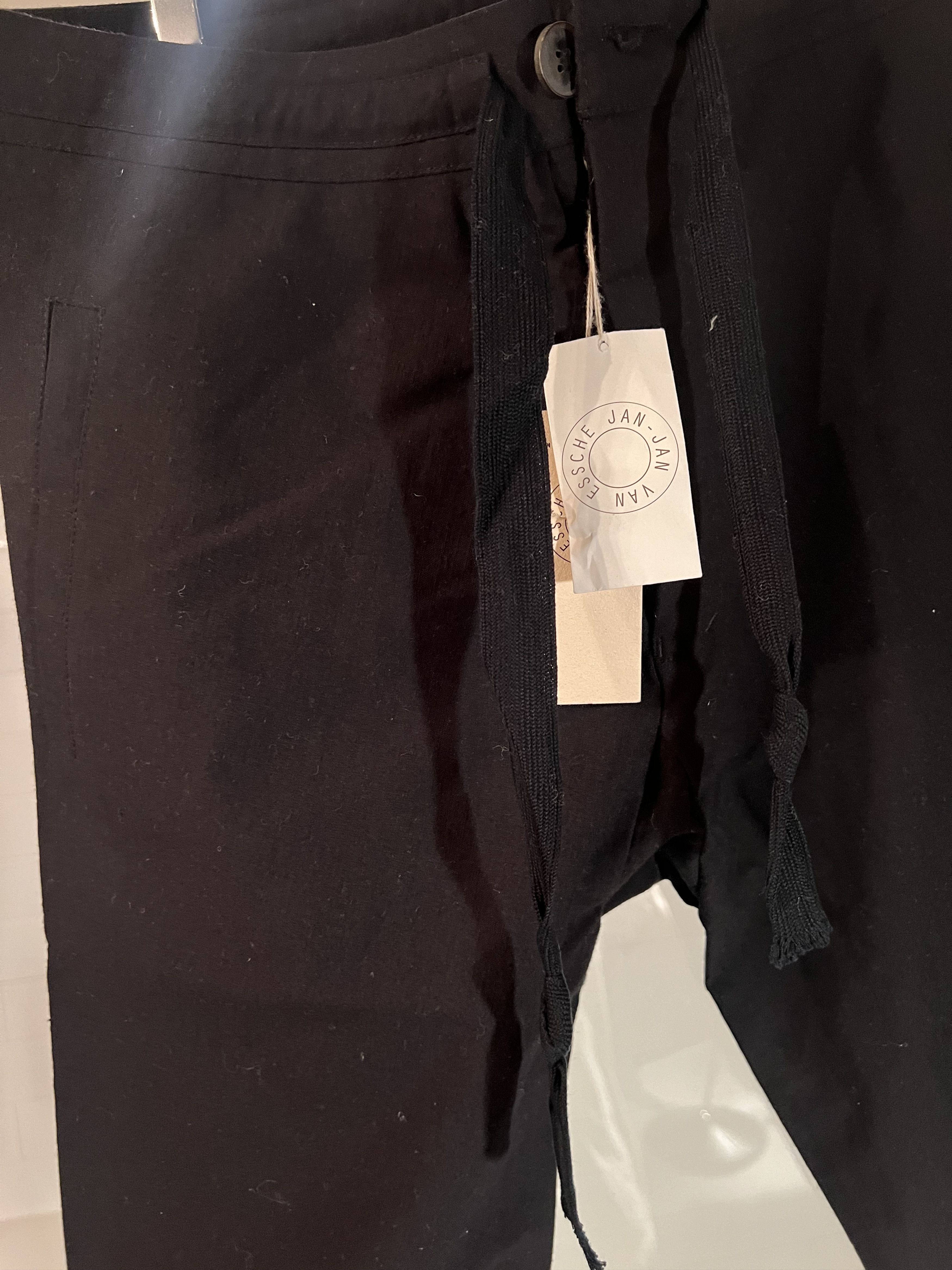 Jan Jan Van Essche relaxed fit black trousers Size US 30 / EU 46 - 2 Thumbnail