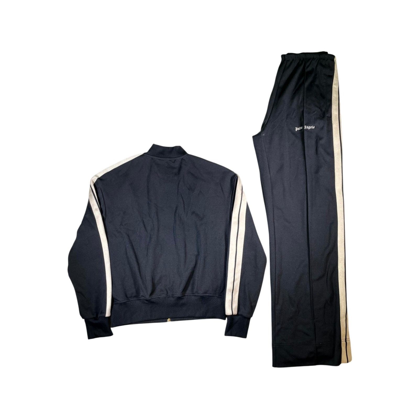 Palm Angels Palm Angels Black & Cream Tracksuit Size US L / EU 52-54 / 3 - 2 Thumbnail