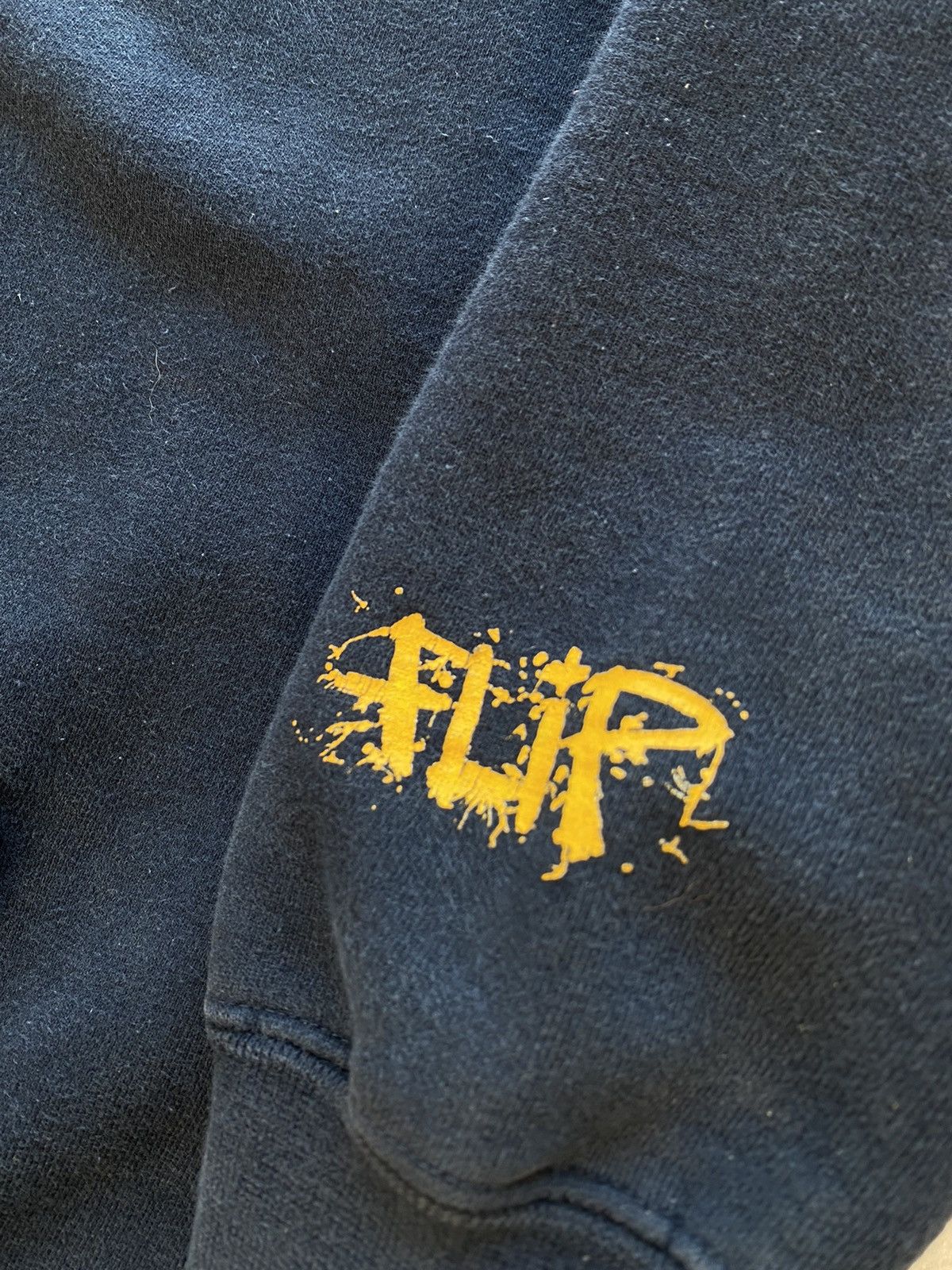 Flip Skateboards × Hook-Ups Vintage Y2K Flip Skateboarding Big Centre Logo Blue Hoodie Size US M / EU 48-50 / 2 - 6 Thumbnail