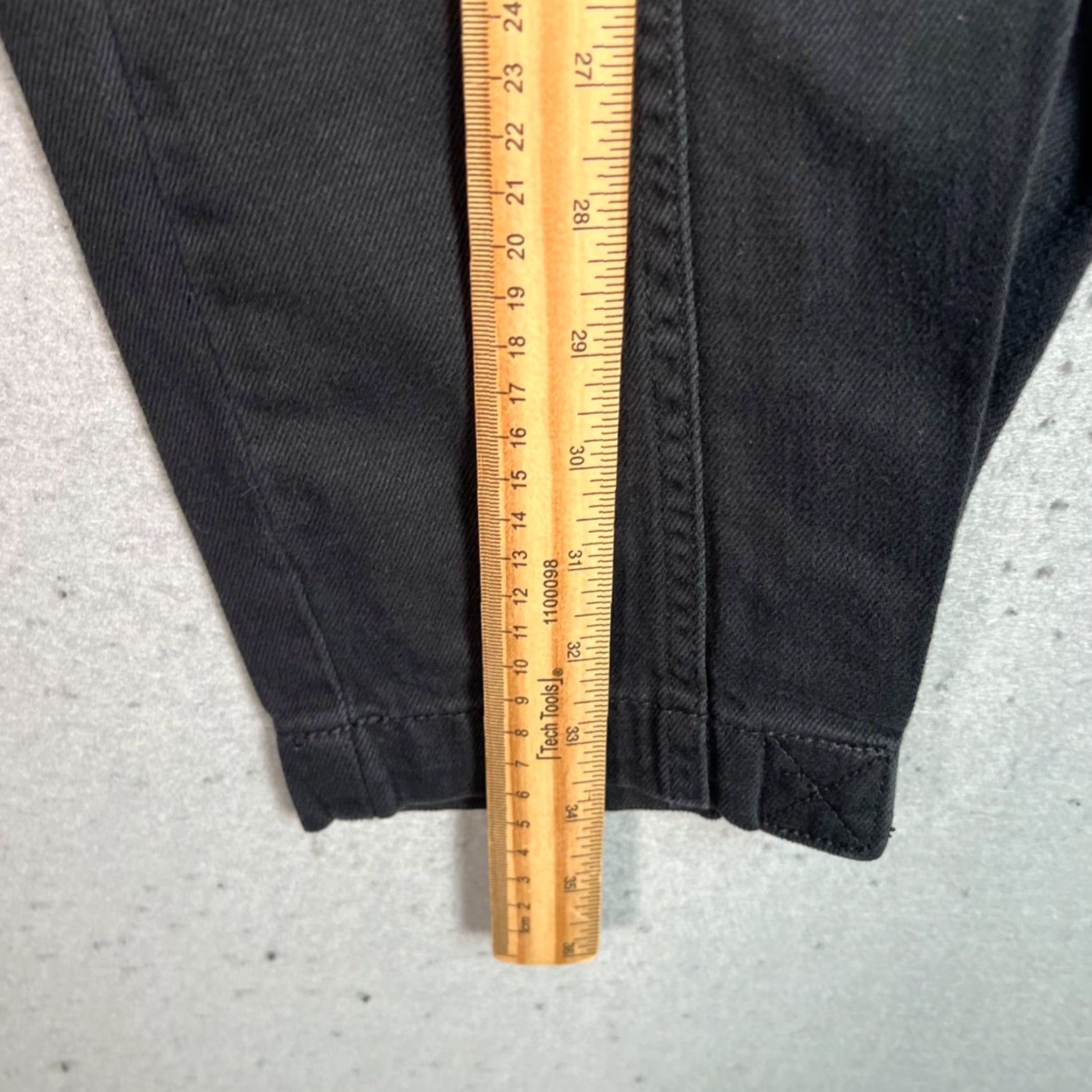 Banana Republic Banana Republic Womens 4 Black Belted Cargo Pants Cotton Casual D-Ring Belt Modern Tapered Inseam 24in Size 27" / US 4 / IT 40 - 6 Thumbnail