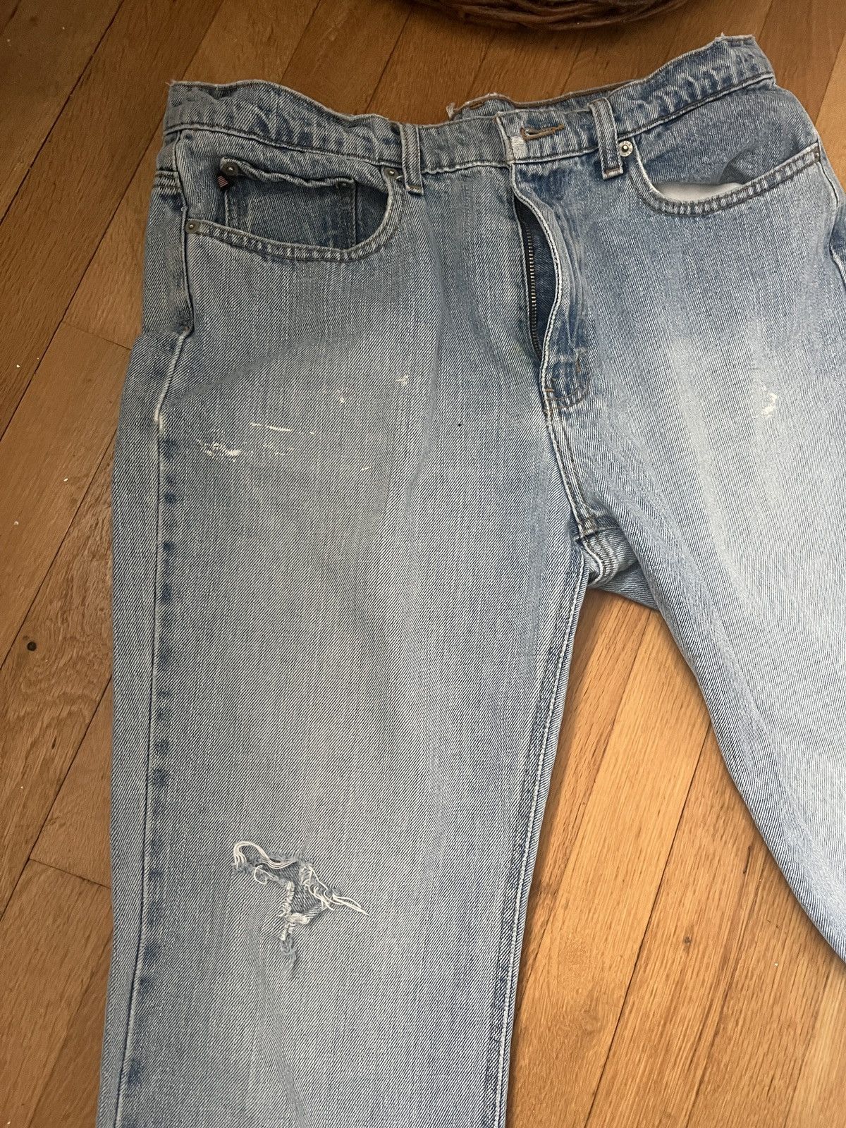 Levi's Vintage Clothing × Polo Ralph Lauren × Vintage Distressed polo jeans Size US 30 / EU 46 - 4 Thumbnail