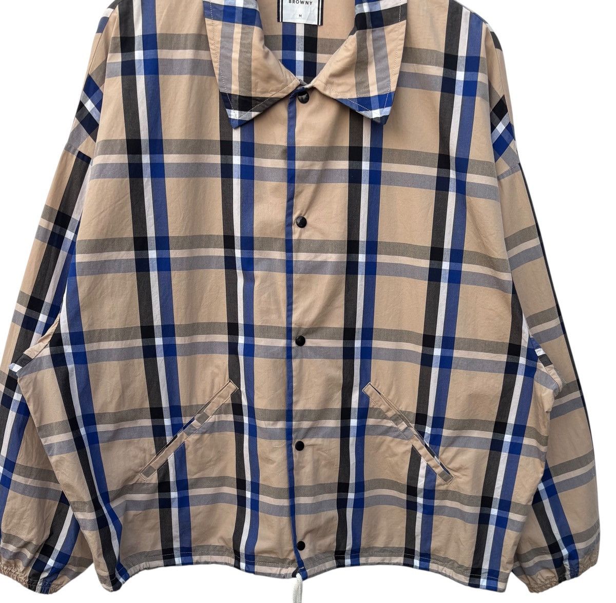 Japanese Brand Browny Nova Check Snap Button Light Jacket Size US L / EU 52-54 / 3 - 4 Thumbnail