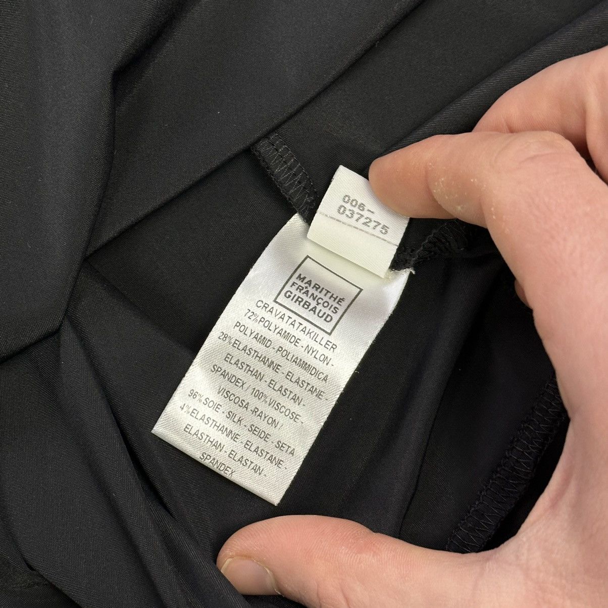 Japanese Brand × Marithe + Francois Girbaud × Vintage Marithe Francois Girbaud Dress Black Blue Women’s Size US 5 Size M / US 6-8 / IT 42-44 - 8 Thumbnail