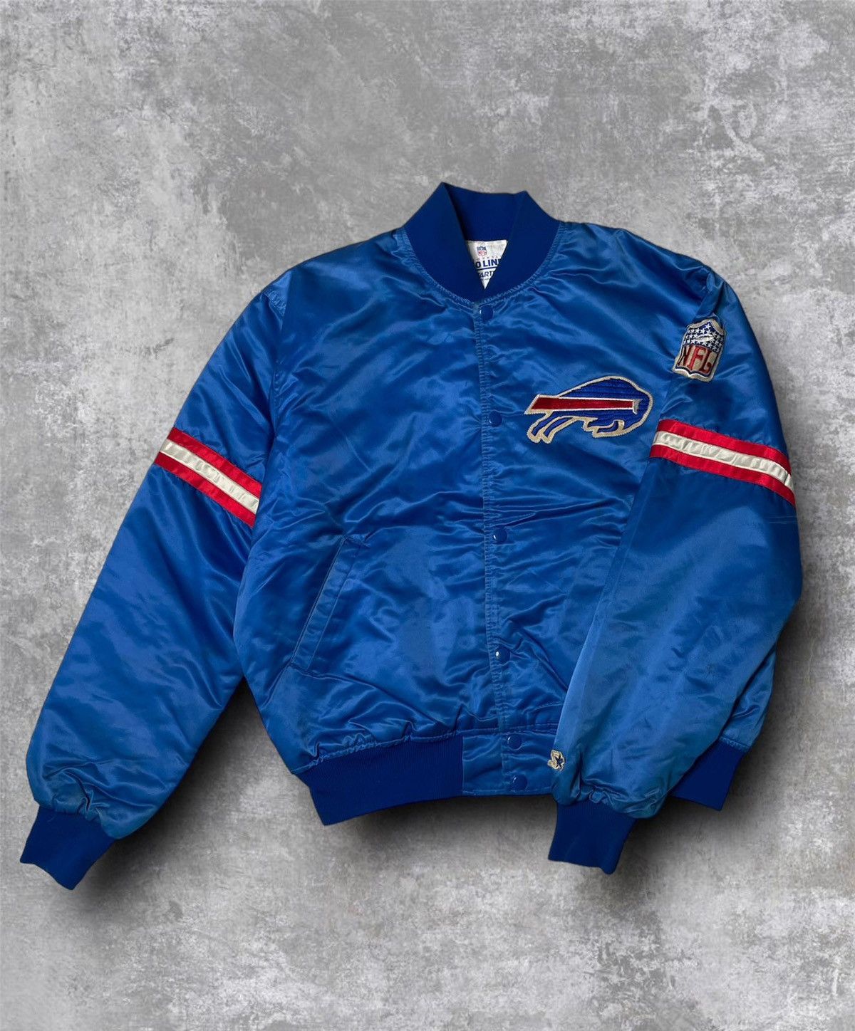 Starter Vintage 80s Buffalo Bills Starter Jacket Size US L / EU 52-54 / 3 - 3 Thumbnail