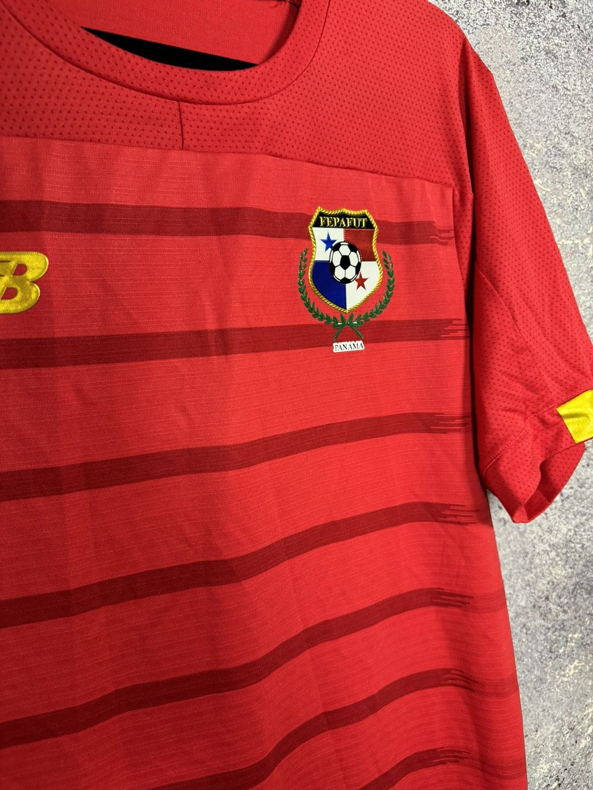 New Balance Panama National Team 2020 International NB Soccer Jersey Size US L / EU 52-54 / 3 - 7 Thumbnail