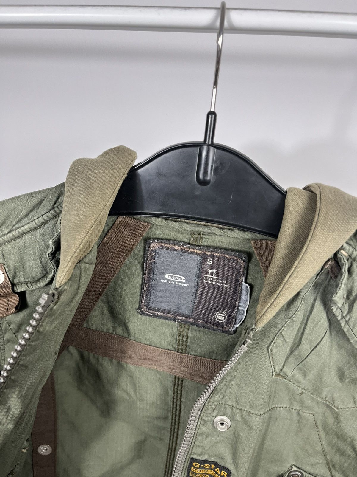 G-Star G Star RAW Green Military Hooded Jacket Zip Up Size S Size US S / EU 44-46 / 1 - 9 Thumbnail