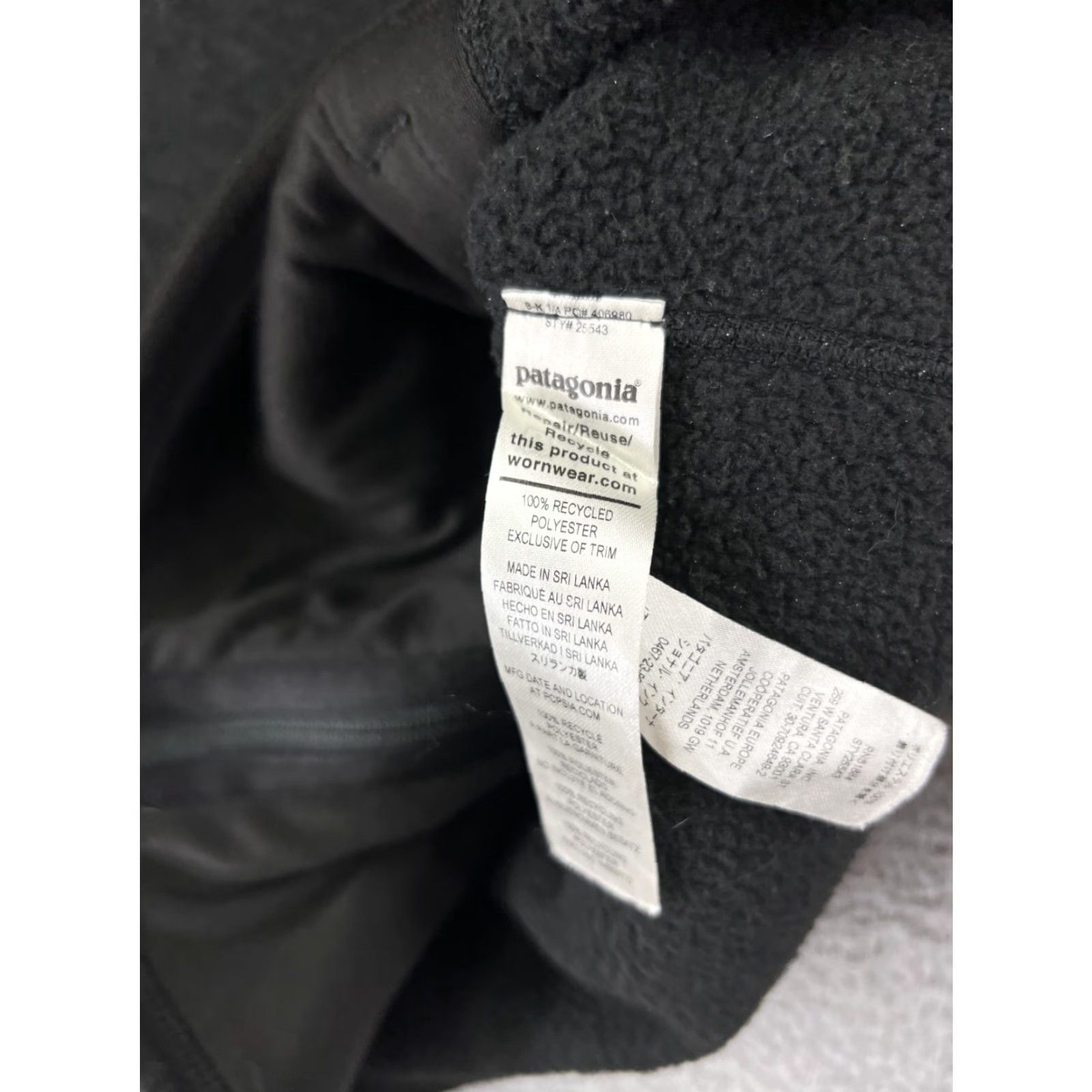Patagonia Patagonia Womens Jacket Gray Zip Mock Neck Fleece Cozy All Seasons Logo Embroidered Size M / US 6-8 / IT 42-44 - 4 Thumbnail