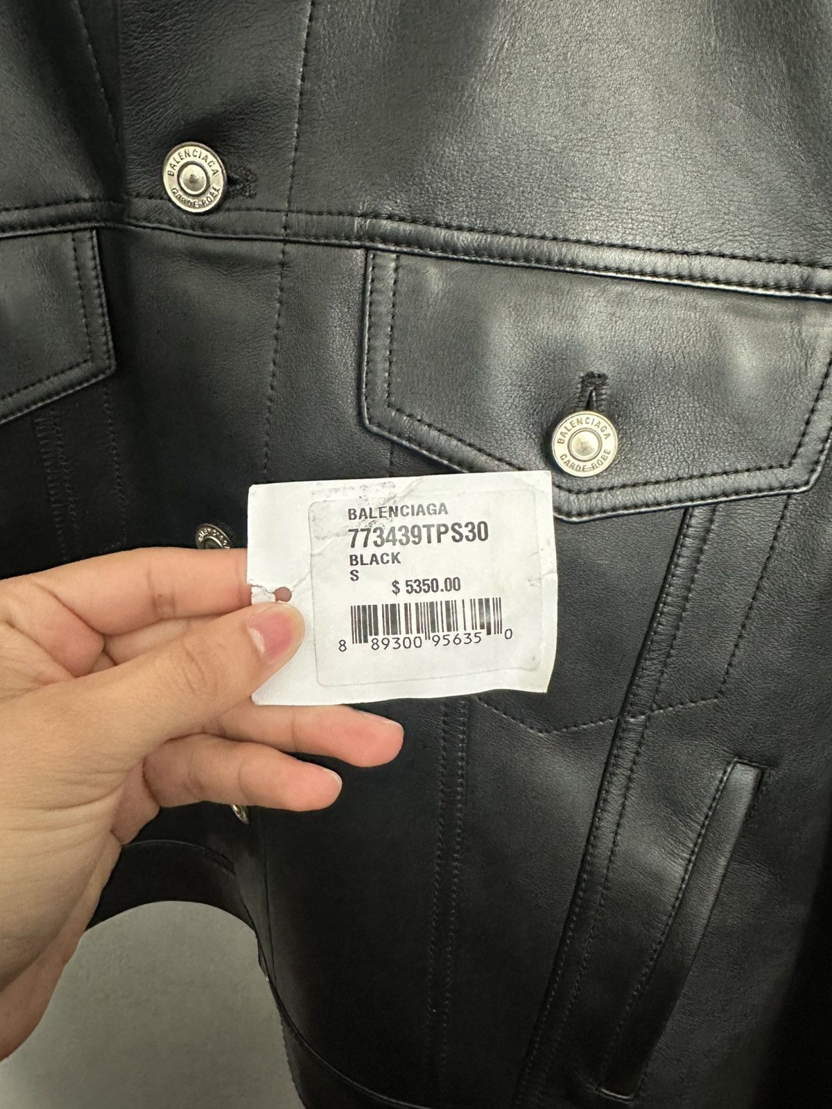 Balenciaga Balenciaga Leather Jacket Size US S / EU 44-46 / 1 - 8 Thumbnail