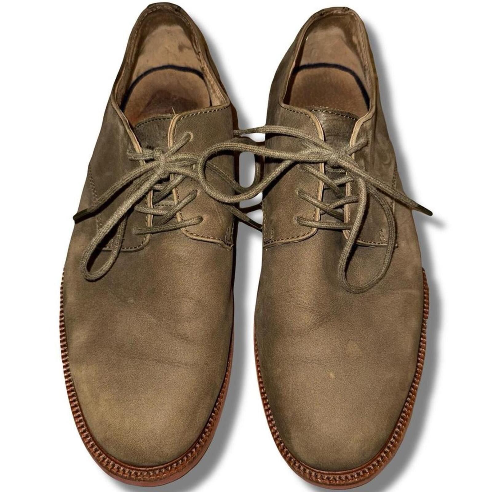 Polo Ralph Lauren Vintage 90’s Polo Ralph Lauren Olive Green Oxford Shoes Size US 9.5 / EU 42-43 - 2 Thumbnail