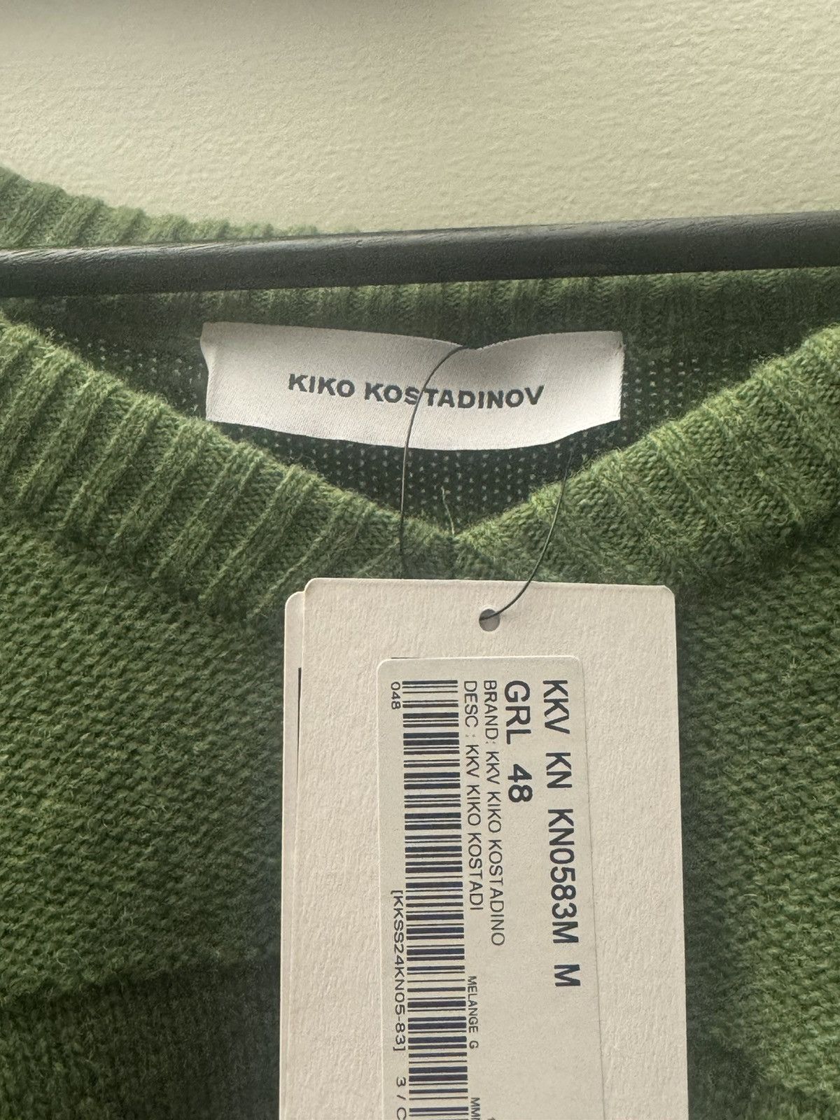 Kiko Kostadinov Kiko Kostadinov Dalian V Neck Jumper Size US M / EU 48-50 / 2 - 3 Thumbnail