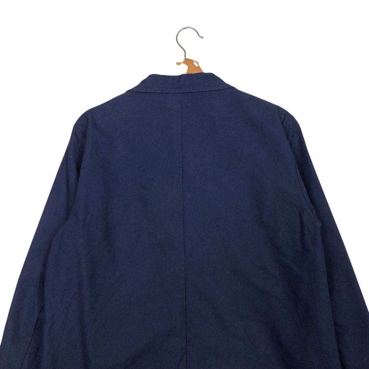 Issey Miyake 📌Vintage Chore Work Blue Jacket Trip Japan Fabric Size US M / EU 48-50 / 2 - 10 Thumbnail