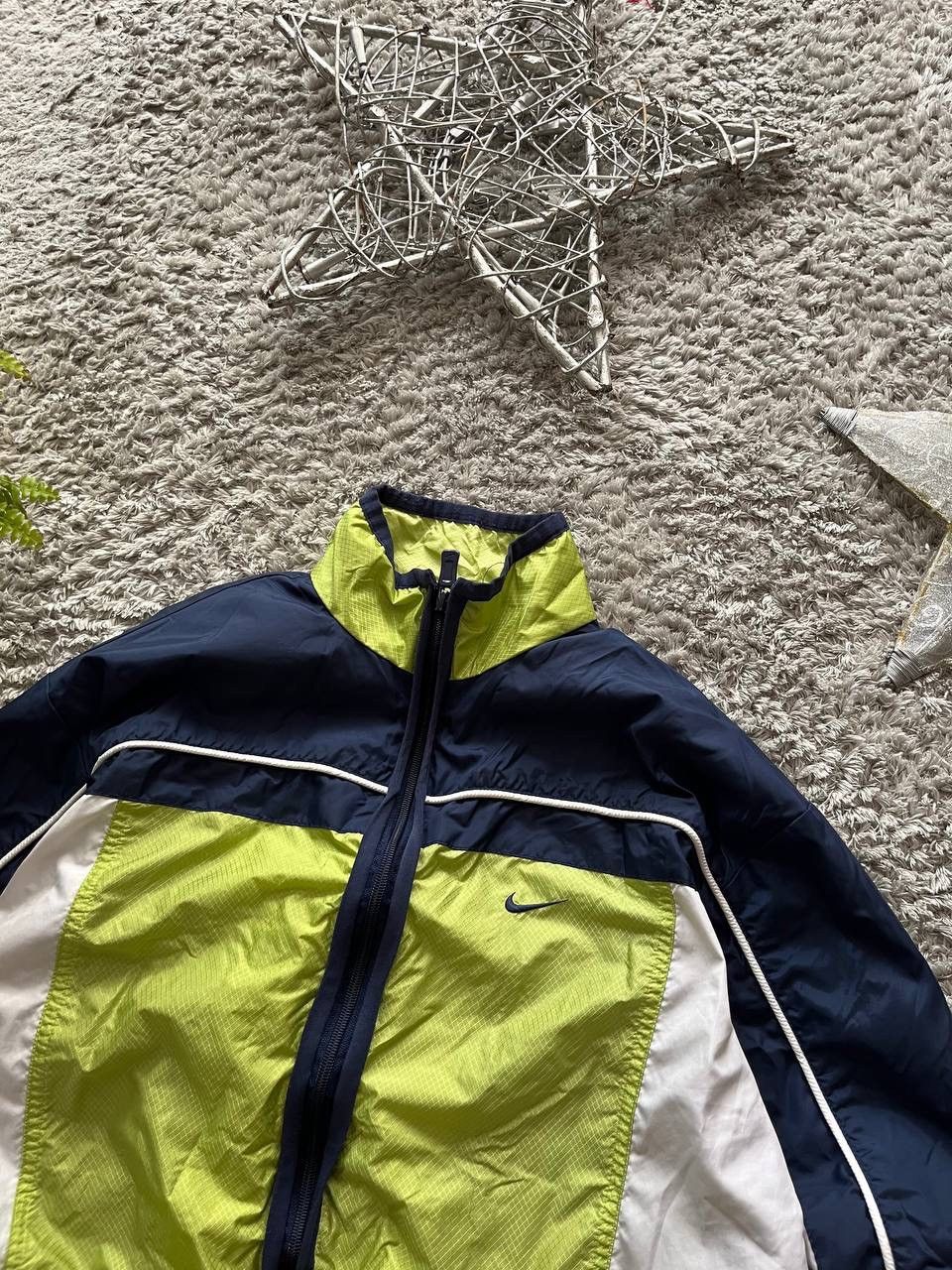 Nike × Vintage Vintage 90s Nike Jacket Nylon Big Logo Swoosh Size US S / EU 44-46 / 1 - 6 Thumbnail