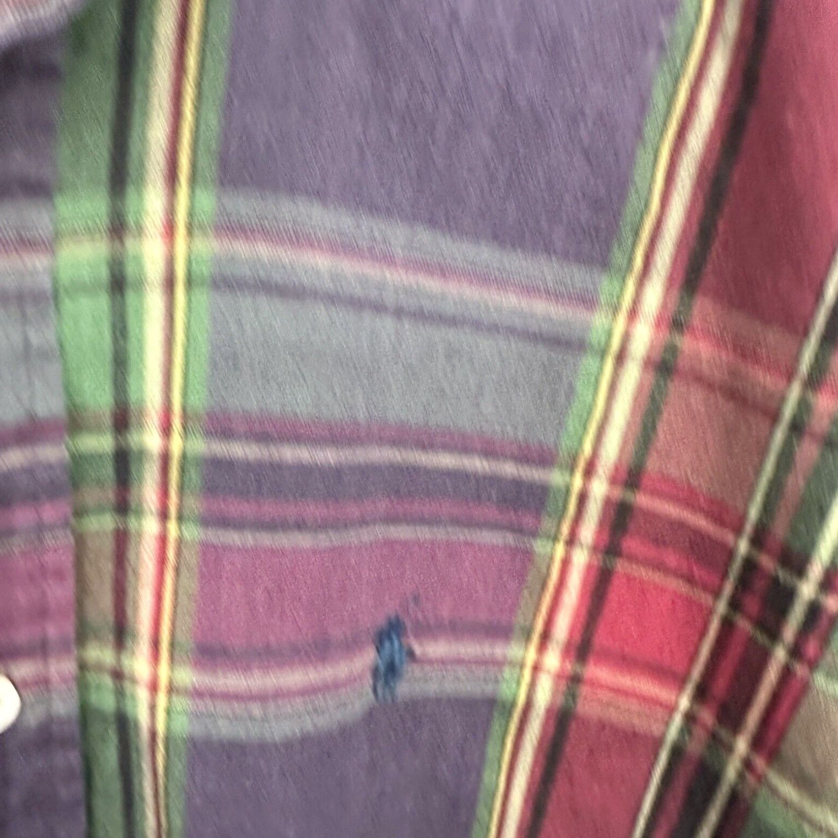 Polo Ralph Lauren VINTAGE Polo Ralph Lauren Shirt Mens M Plaid Blue Short Sleeve Button-Up 100% Cotton Classic Preppy Mens Size US M / EU 48-50 / 2 - 7 Thumbnail